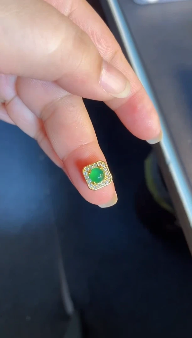 吊坠(不含链)银S925镶嵌翡翠1