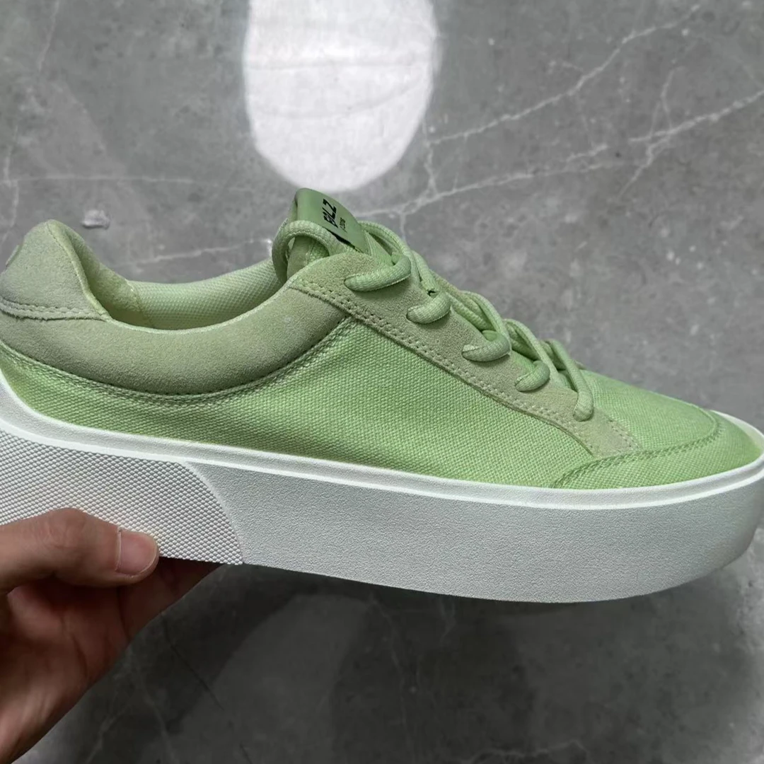 春秋季厚底休闲帆布板鞋男鞋