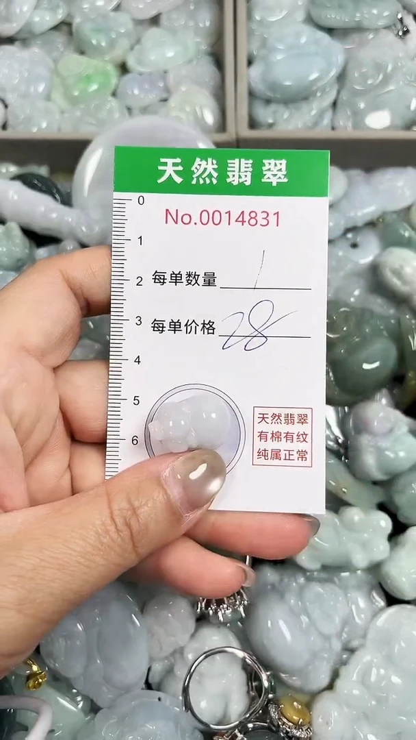 翡翠未镶嵌吊坠(不含链)4831