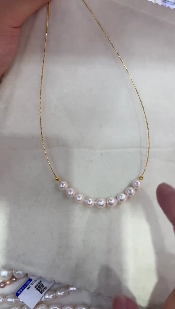 海水珍珠银S925镶嵌颈饰清货