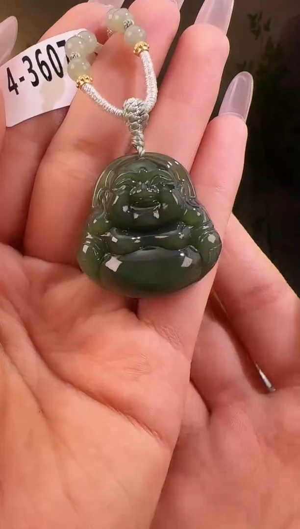 【闪购商品】和田玉颈饰未镶嵌佛公3607