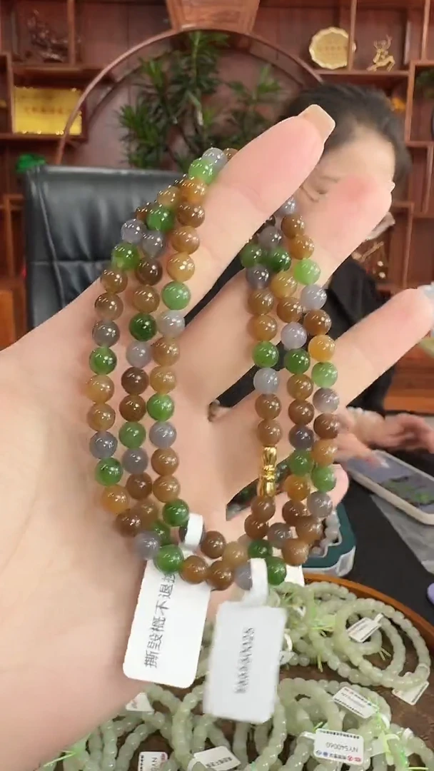 和田玉（糖玉）未镶嵌项链c19 多宝项链