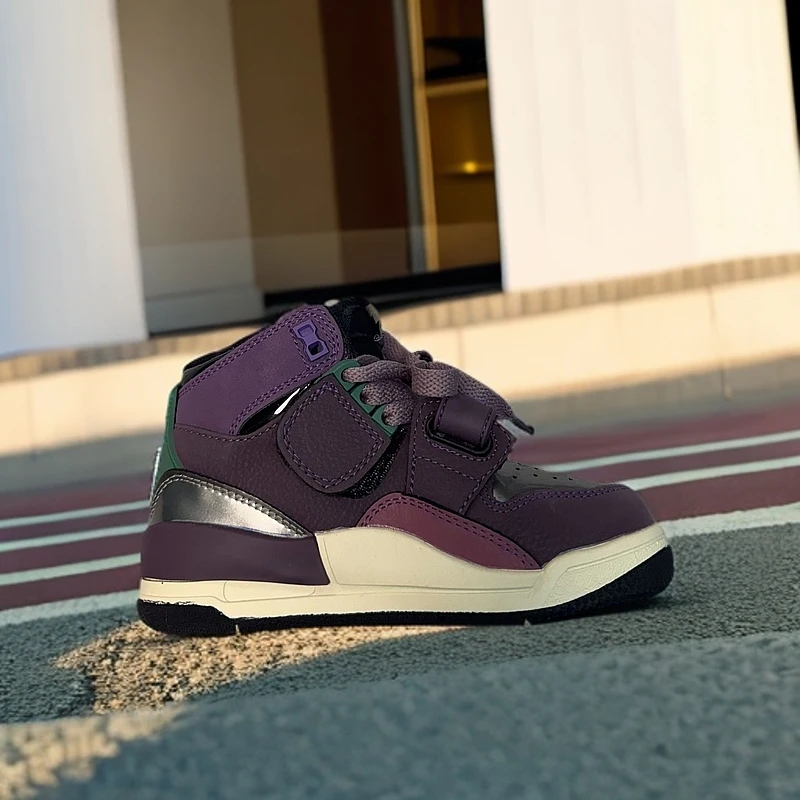 Jerry潮童男童鞋子高帮运动鞋秋冬季女童小众百搭篮球鞋时尚潮流