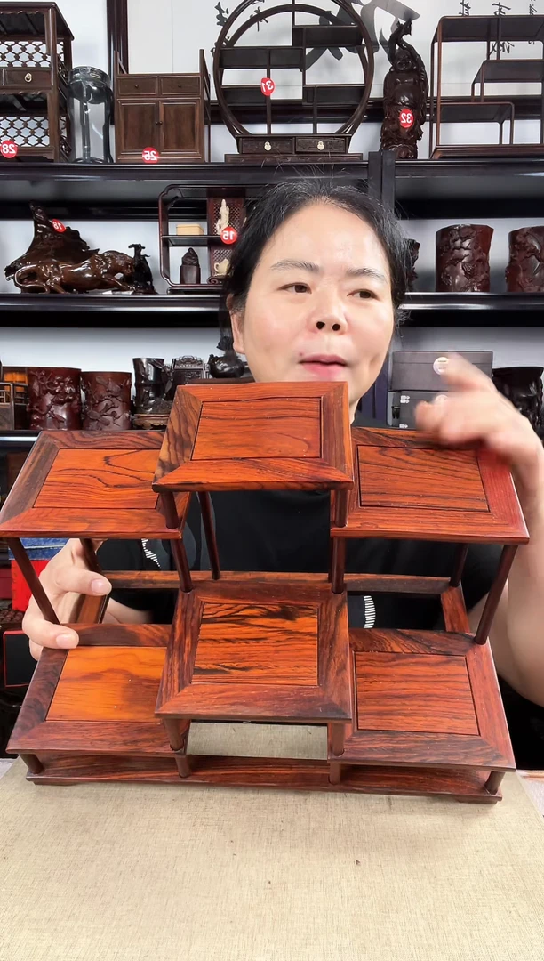 木新款六连老李红木工艺品