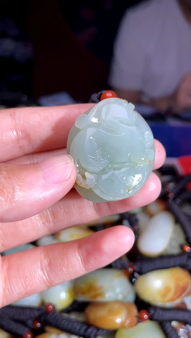 和田玉未镶嵌挂件1