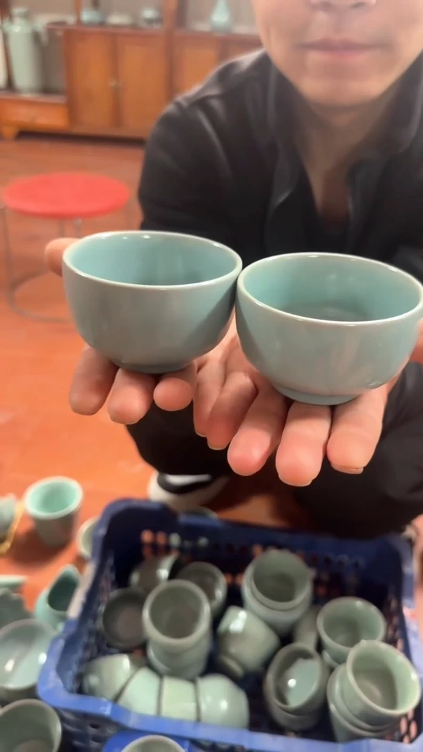 【闪购商品】杯汝瓷仿古罗汉杯