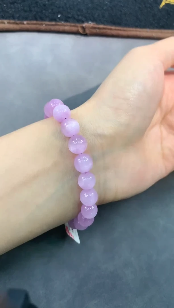 【闪购商品】锂辉石手串未镶嵌100号紫锂辉单圈8mm