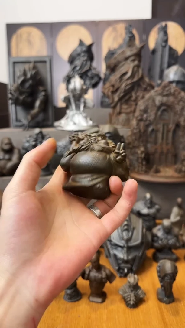 铁实心铁艺摆件~~持剑钟馗（锈色）