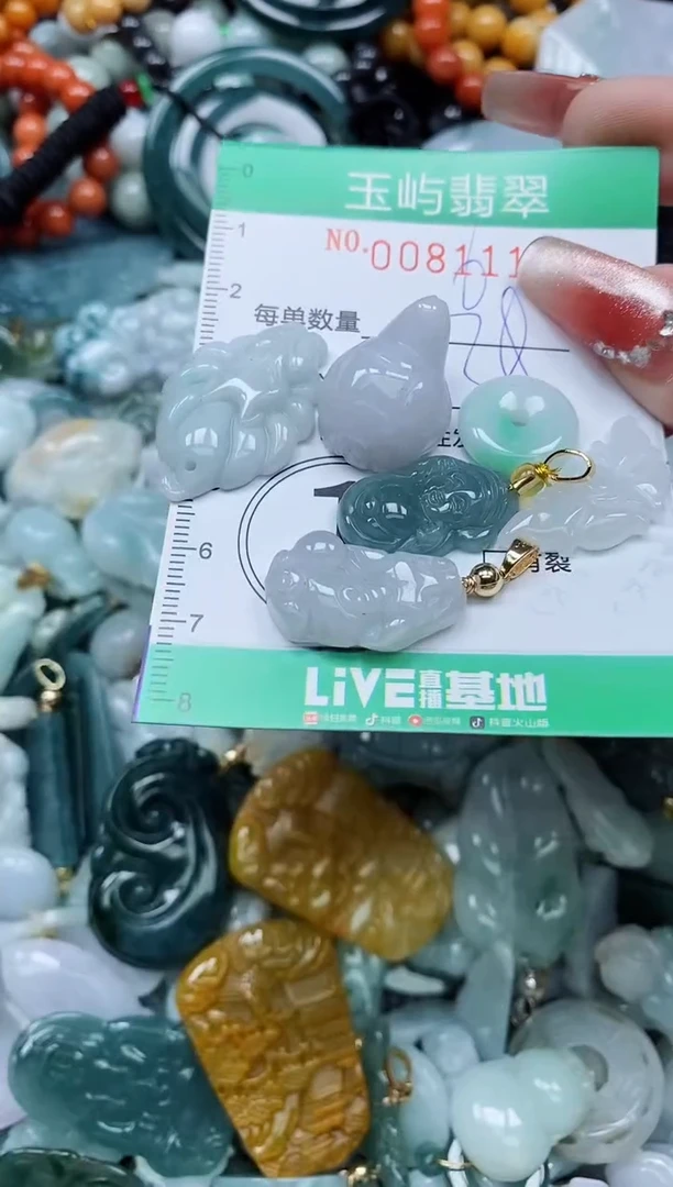 【闪购商品】翡翠颈饰未镶嵌闪购0081113多样性发其一