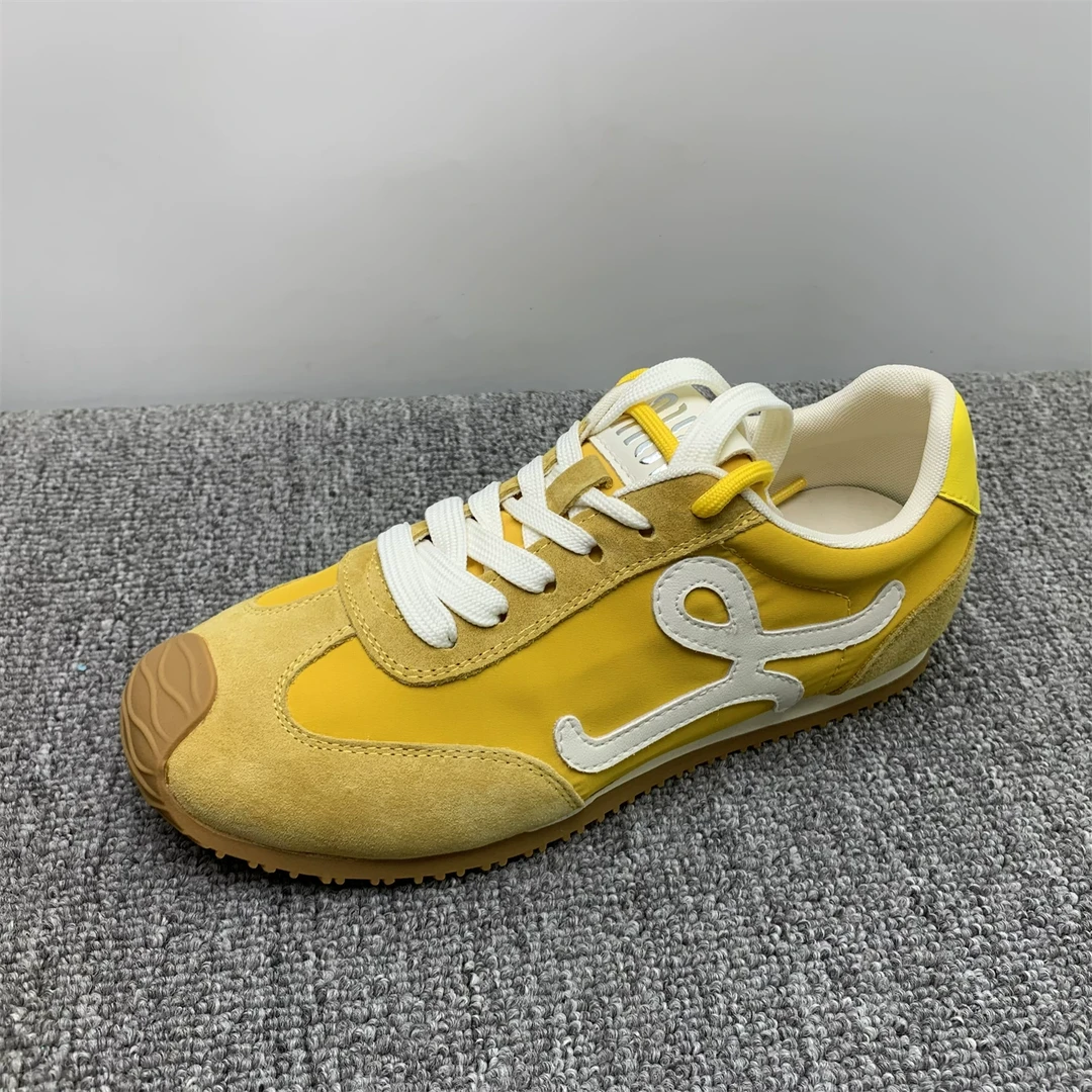 德训鞋女2025夏季新款复古68-05大头软底丑萌拼色运动阿甘鞋