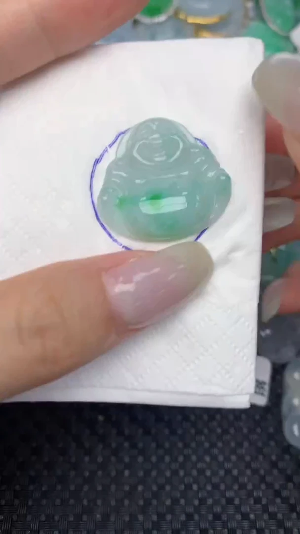 翡翠未镶嵌颈饰天然缅甸翡翠a货百元以上9元证书费自理