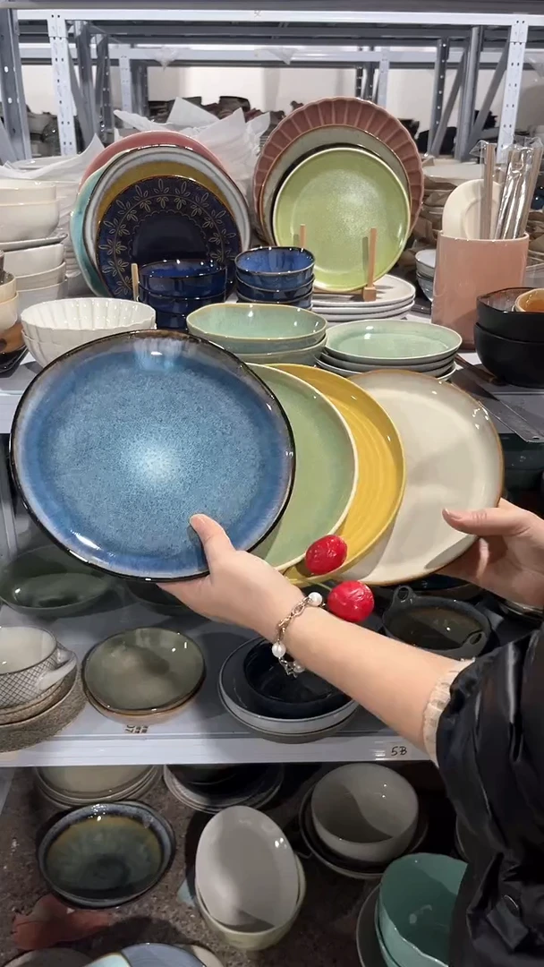 【闪购商品】瓷片外贸尾货瑕疵满20包邮X4 小盘组合