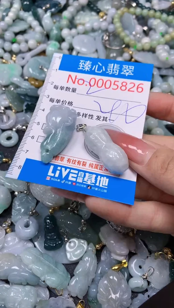 【闪购商品】翡翠颈饰未镶嵌含绳0005826