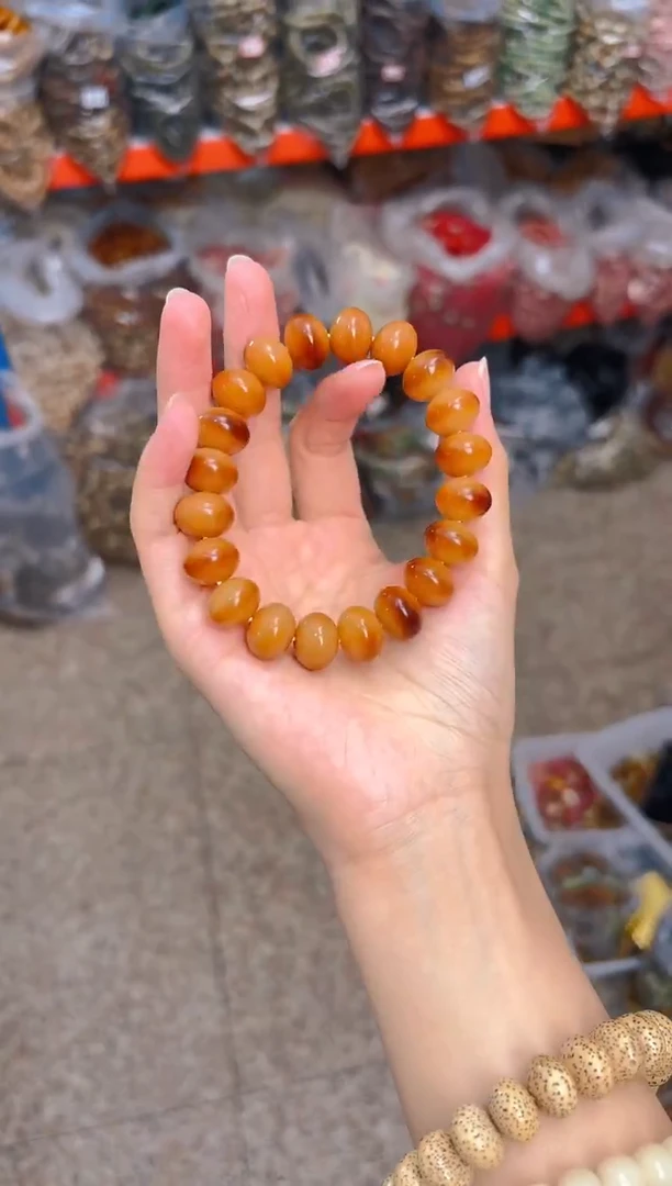吊坠菩提根/象牙果咖色算盘单圈