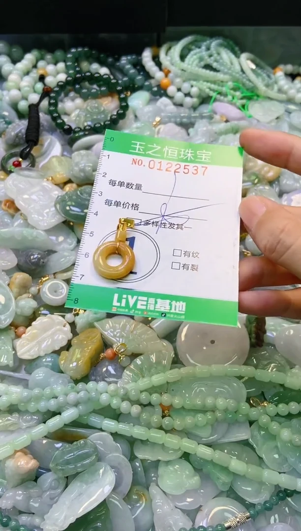 翡翠未镶嵌颈饰闪购0122537
