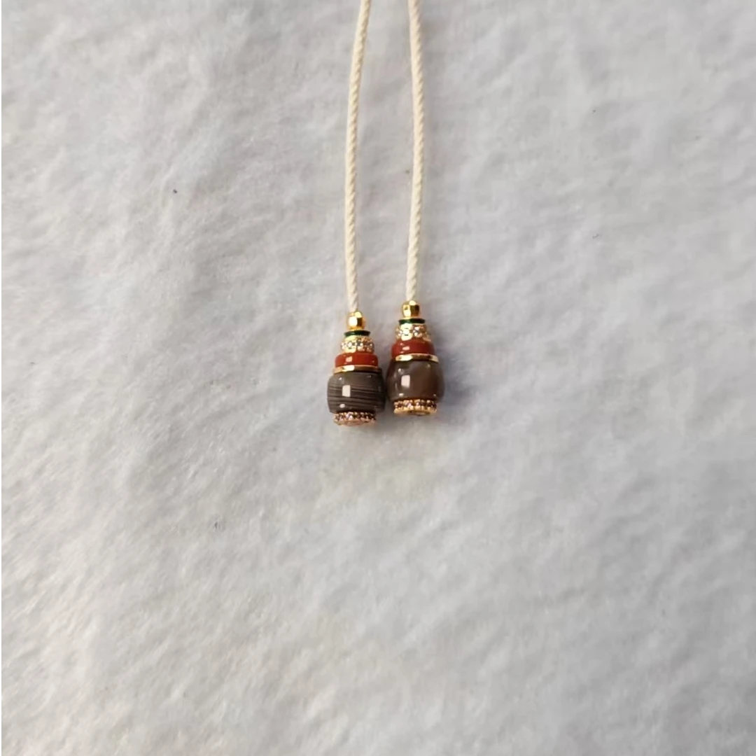 玛瑙弟子珠搭配s925文玩配饰（多样性发货）