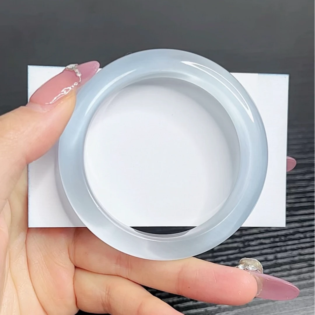 手镯冰冰蓝56圈口气质简约款