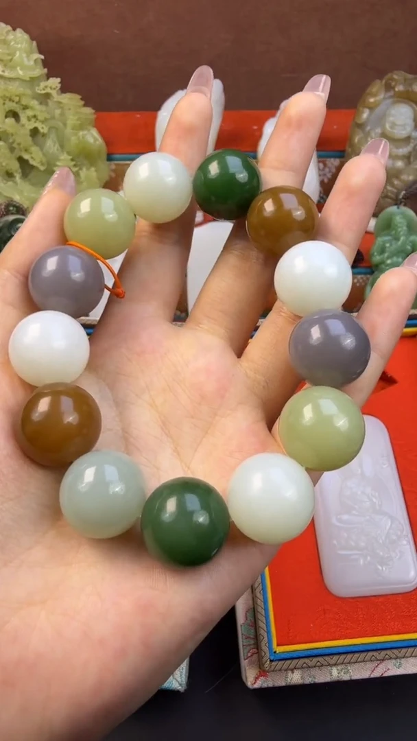 未镶嵌手串和田玉和田玉