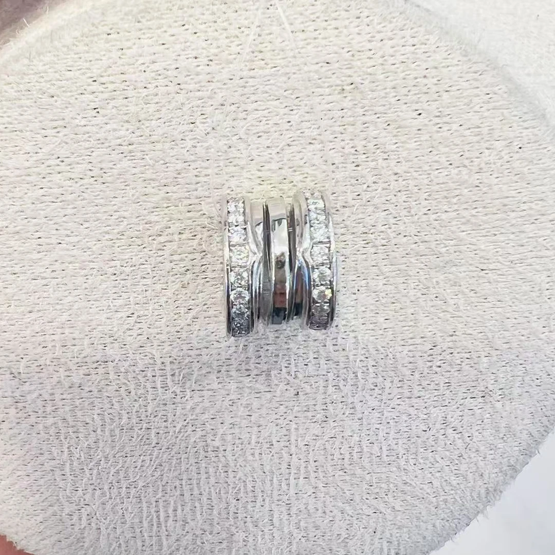 弹簧PT950铂金镶嵌小蛮腰吊坠