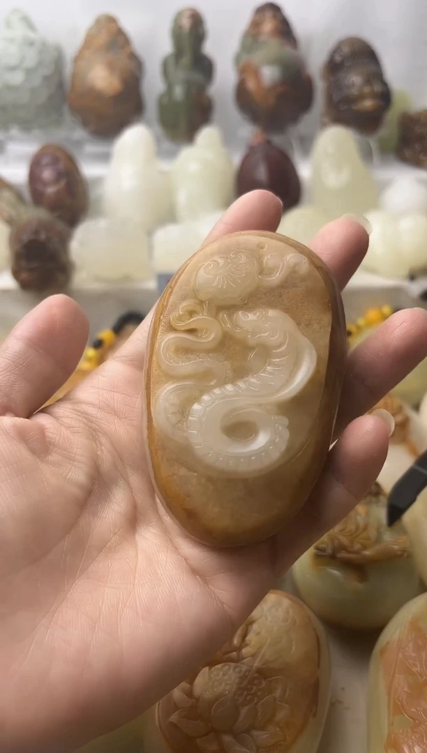 石材方解石棉纹正常不退换蛇