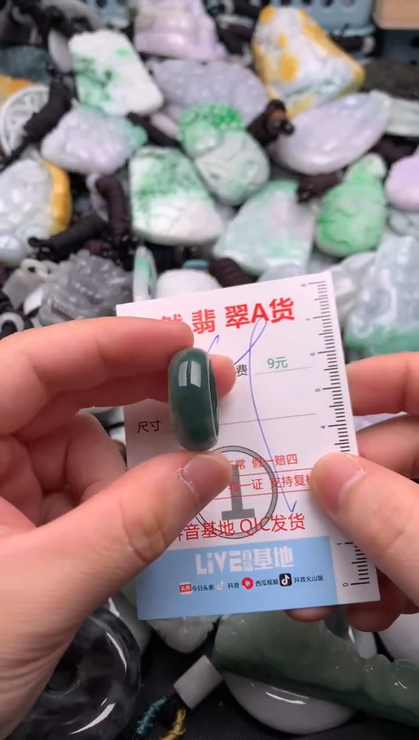 翡翠未镶嵌吊坠(不含链)1