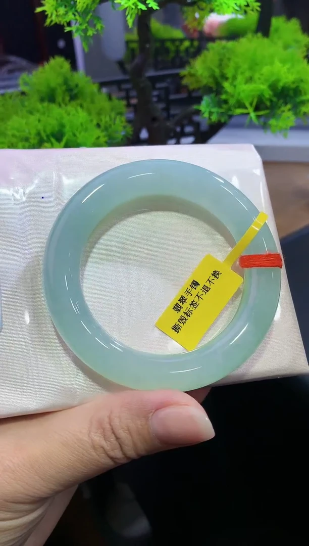 未镶嵌手镯翡翠-k75 天然缅甸A货翡翠54圆条