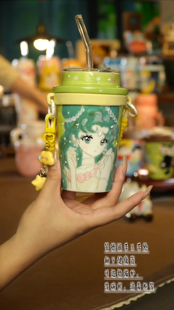 景德镇陶瓷手工手绘&A413