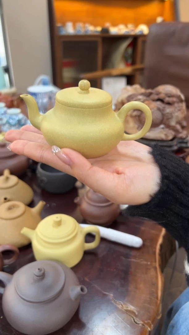 【闪购商品】紫砂茶壶【头哥手工壶】君德本绿