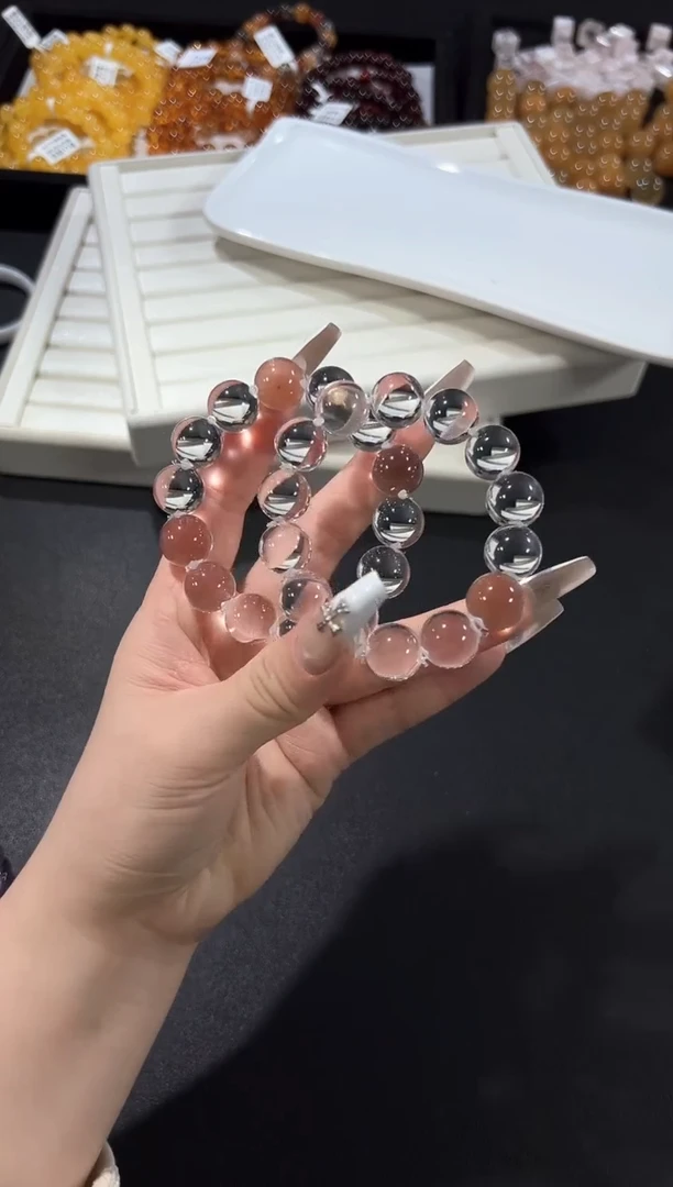 未镶嵌手串水晶40a多样性发其一【1条】默认微瑕13mm