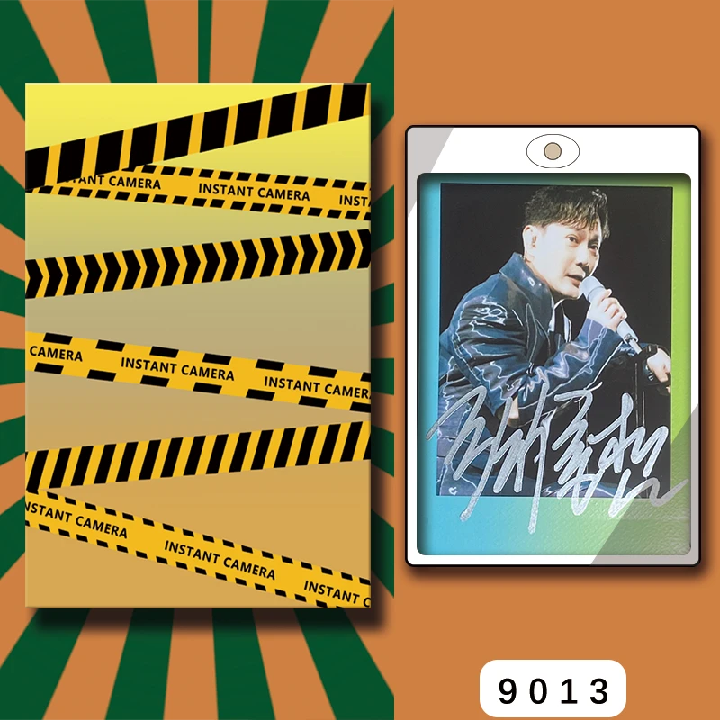 D9013【张信哲】 正品拍立得照片 渐变