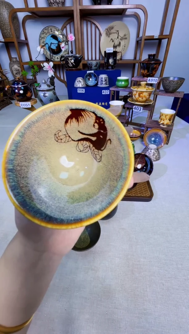 福*⭐【剪纸贴花】非遗大师手工高温瓷特价款