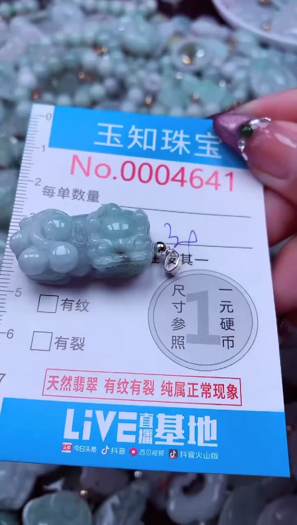 吊坠(不含链)未镶嵌翡翠4641