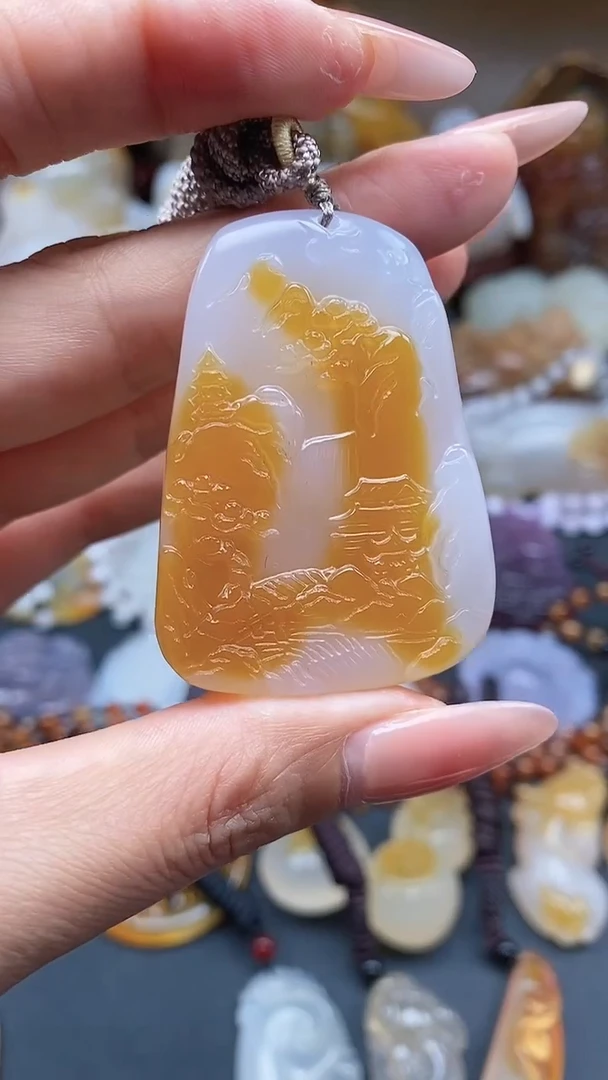 【闪购商品】玛瑙/玉髓颈饰未镶嵌dd