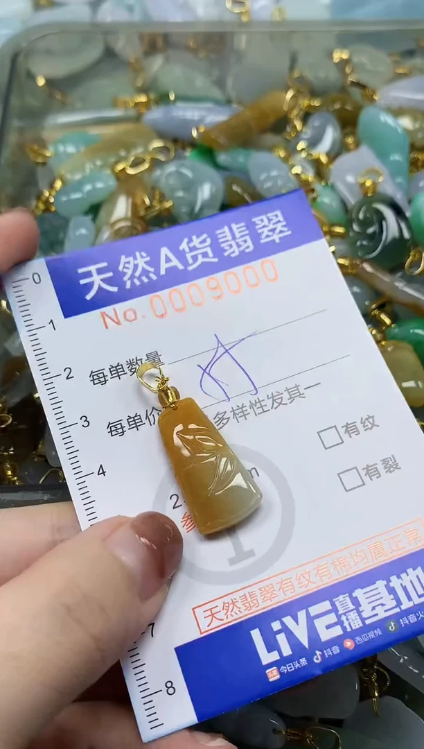 颈饰未镶嵌翡翠天然A货翡翠