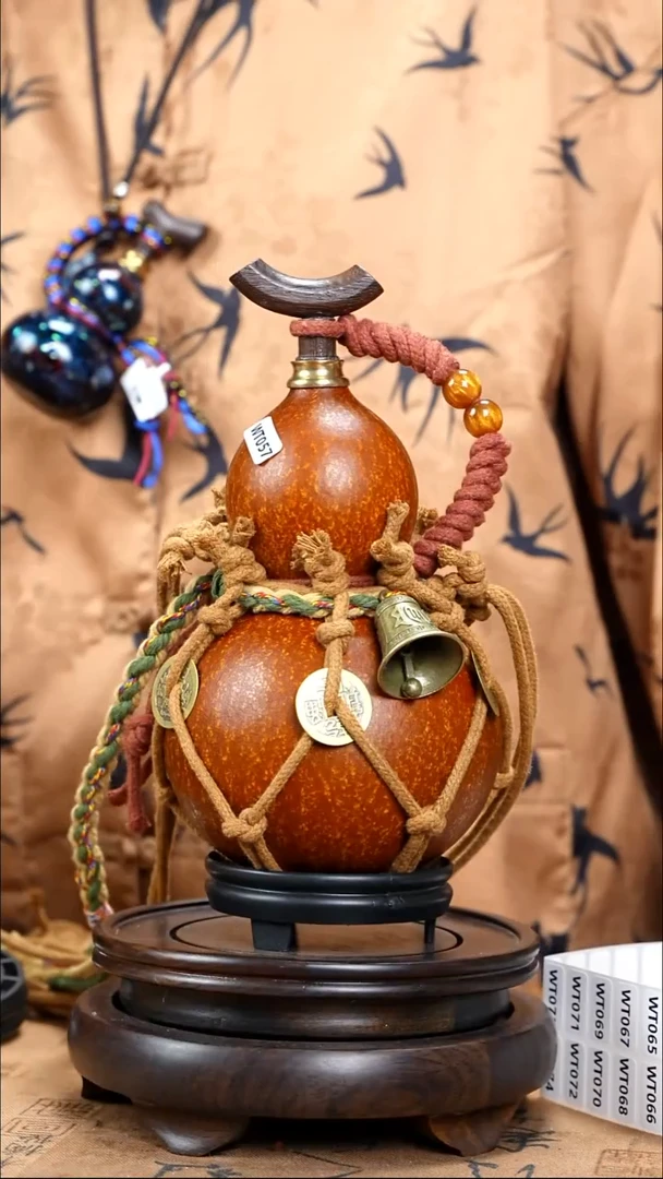 WT057网兜款大漆酒葫芦（现货现发）