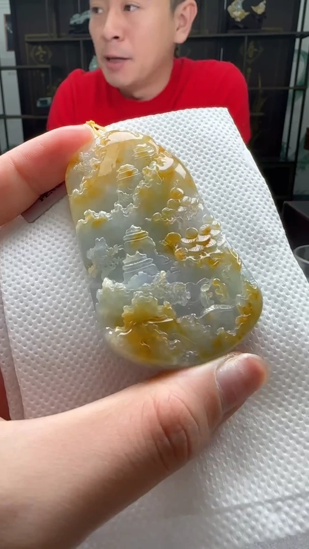 【闪购商品】翡翠颈饰未镶嵌天然翡翠A货吊坠