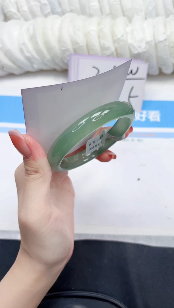 未镶嵌手镯石英质玉206-60-送女友