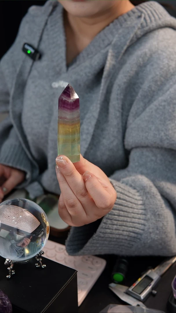 【闪购商品】水晶柱未镶嵌糖果色60