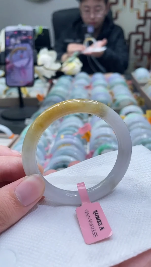 未镶嵌手镯翡翠017-52