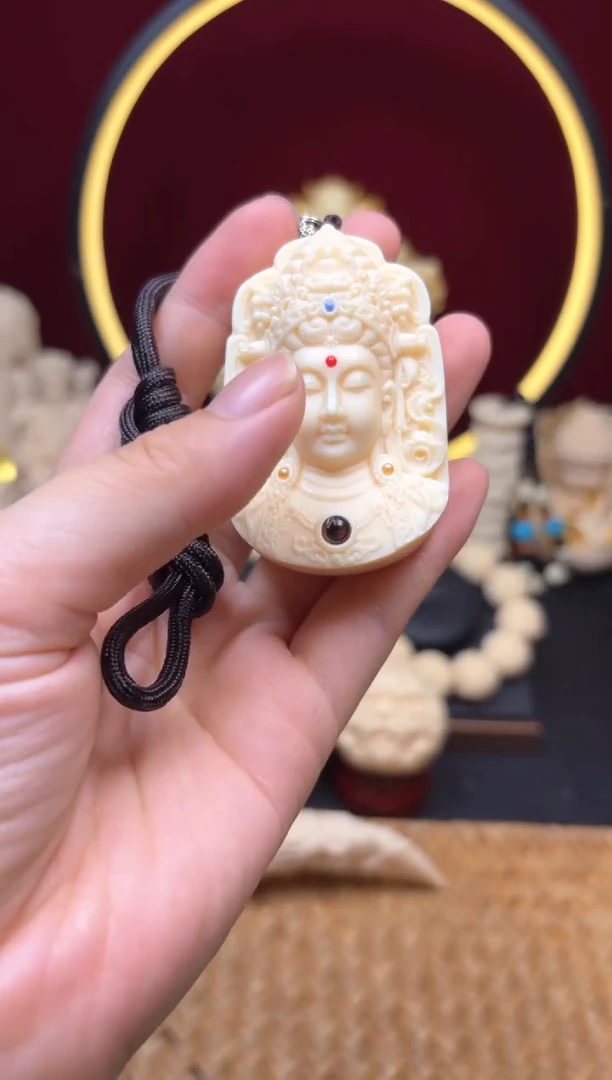 度母 象牙果创意挂件