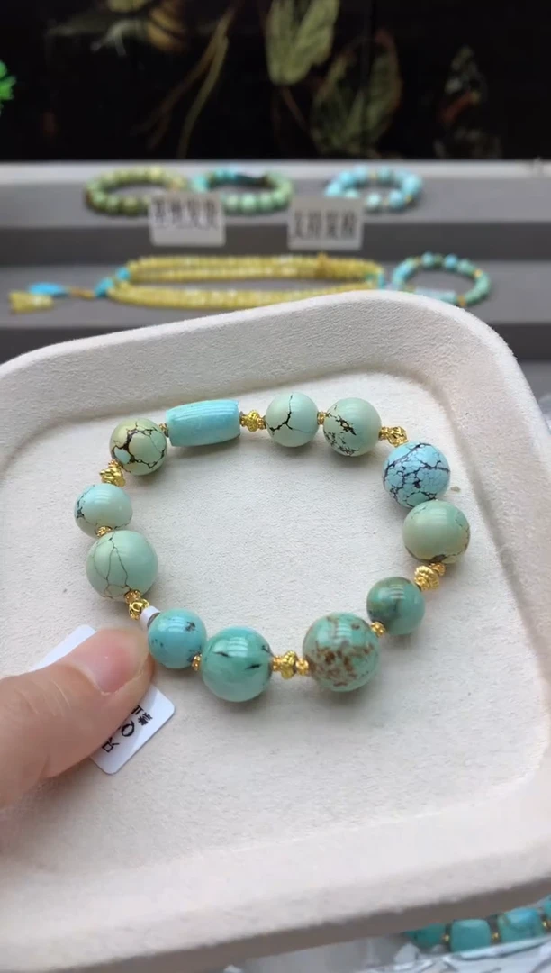 未镶嵌绿松石手链A61