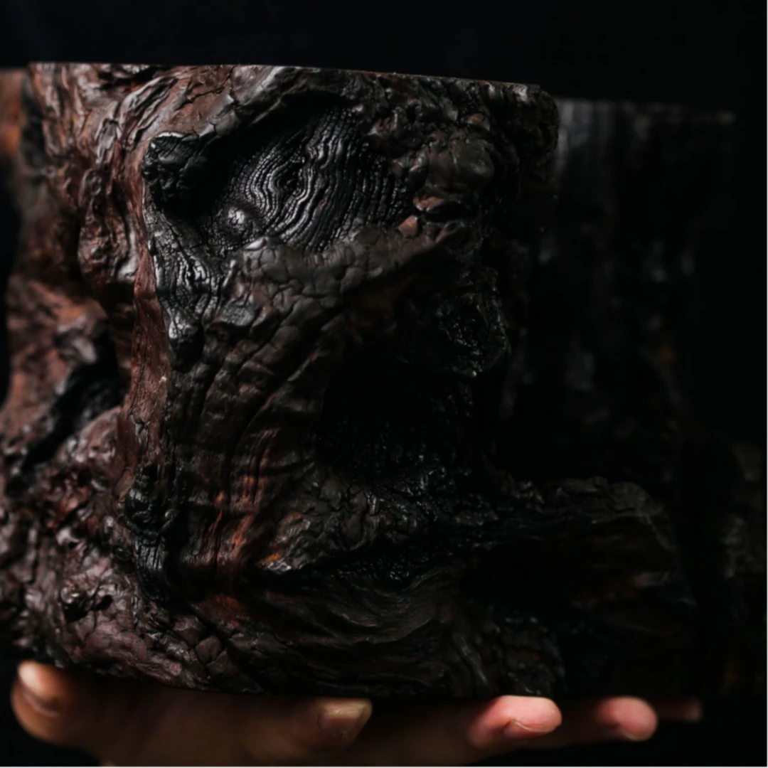 家居摆件雷击枣木摆件