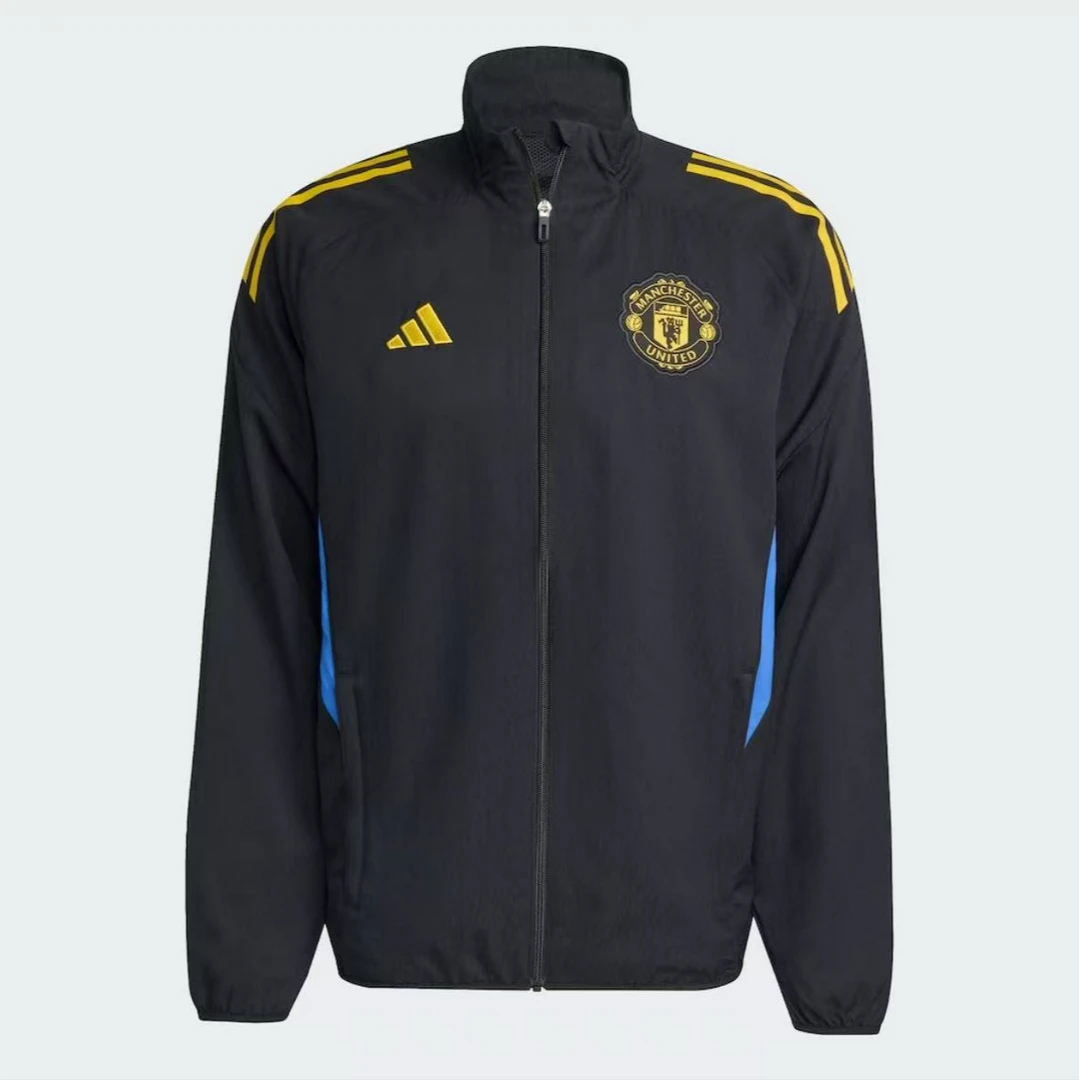 【滔搏联动】Adidas阿迪达斯曼联足球梭织拉链立领夹克外套 JP3134