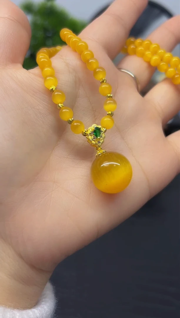 【闪购商品】碧玺颈饰未镶嵌项链X527