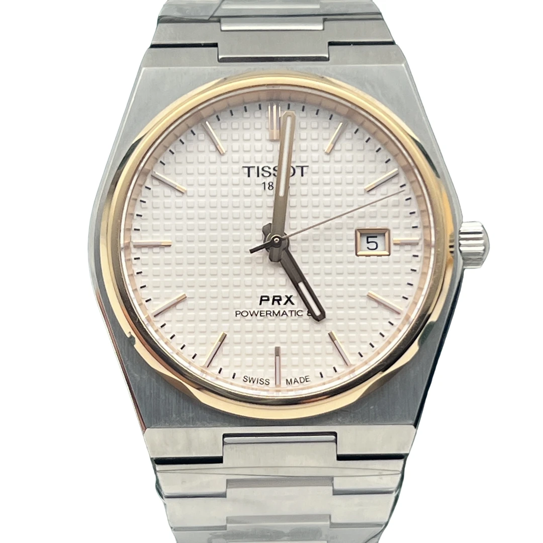99新 Tissot/天梭 PRX/臻耀/男士机械/玫瑰金/T137/公价6000/40MM