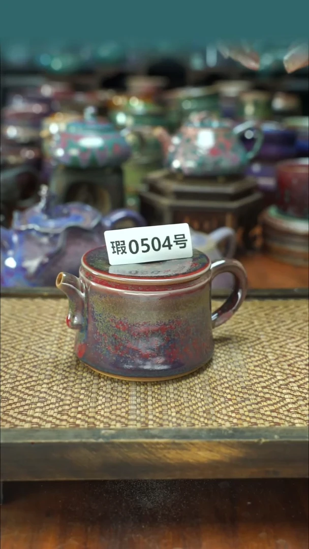 原产地原矿钧汝瓷杯壶504