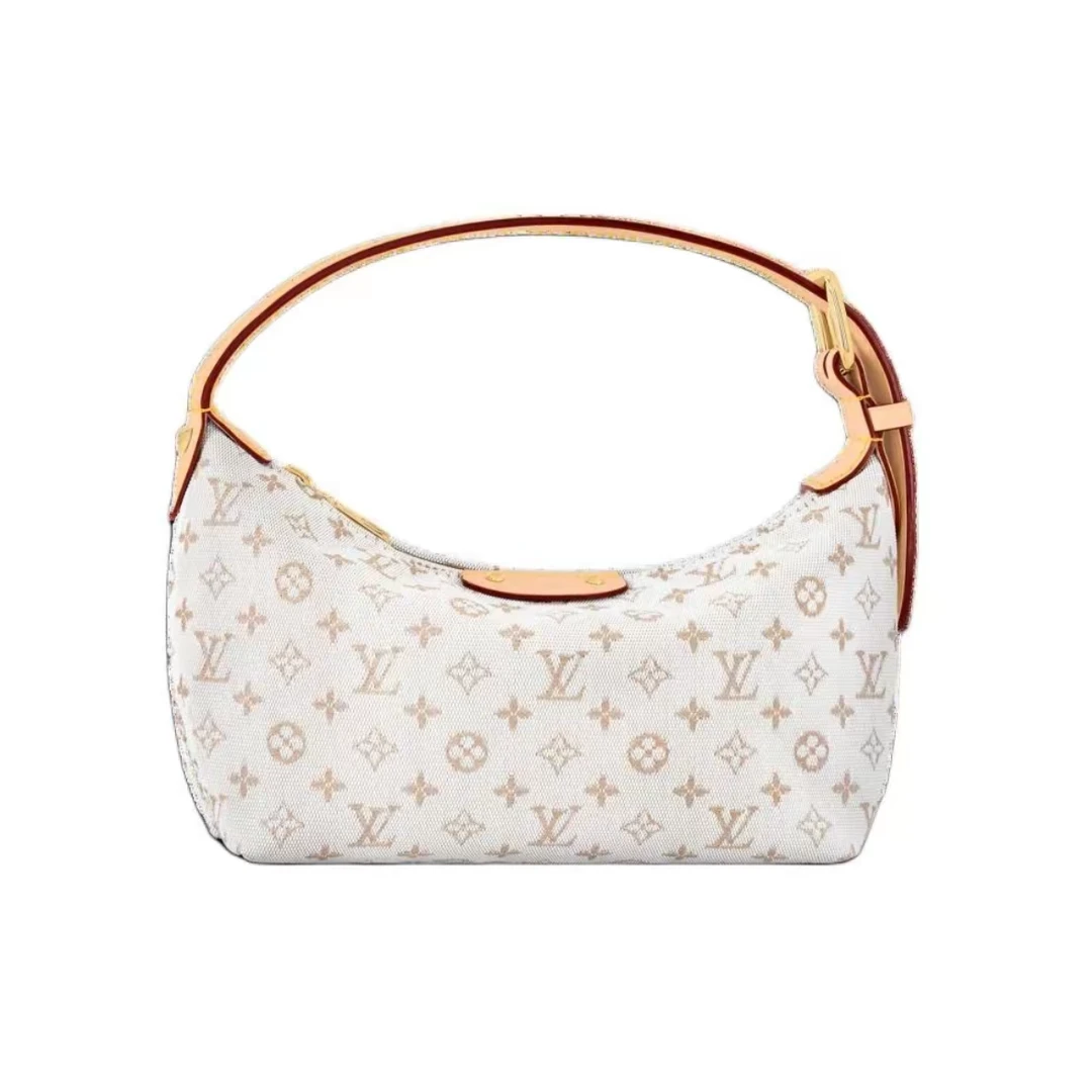 未使用 LouisVuitton/路易威登 福利款沙色限定帆布饭盒