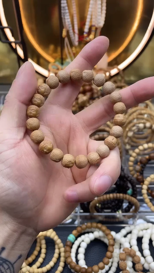 【闪购商品】猴头核桃手串猴头雕刻宝宝佛手串