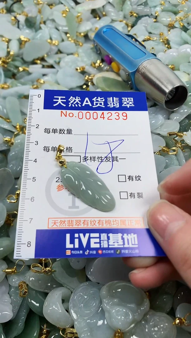颈饰未镶嵌翡翠纯天然a货翡翠
