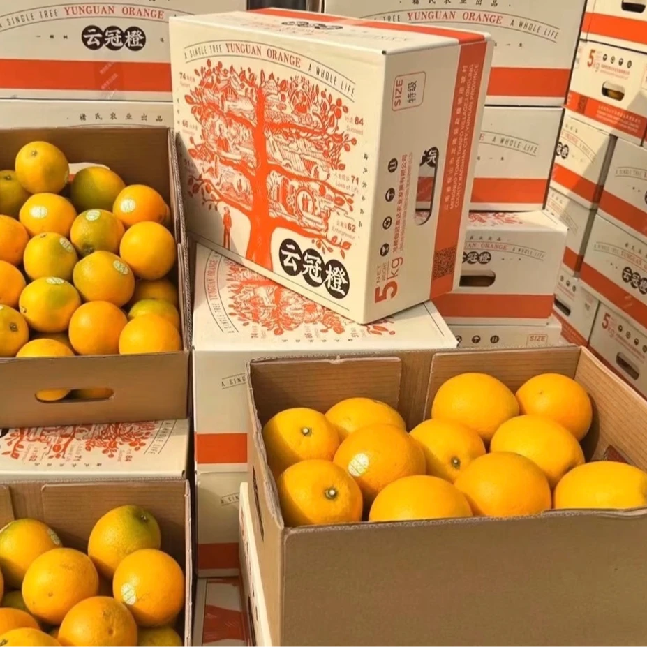 【褚氏农业出品】云冠橙 5.8元/斤、49.9元/件(10斤装）